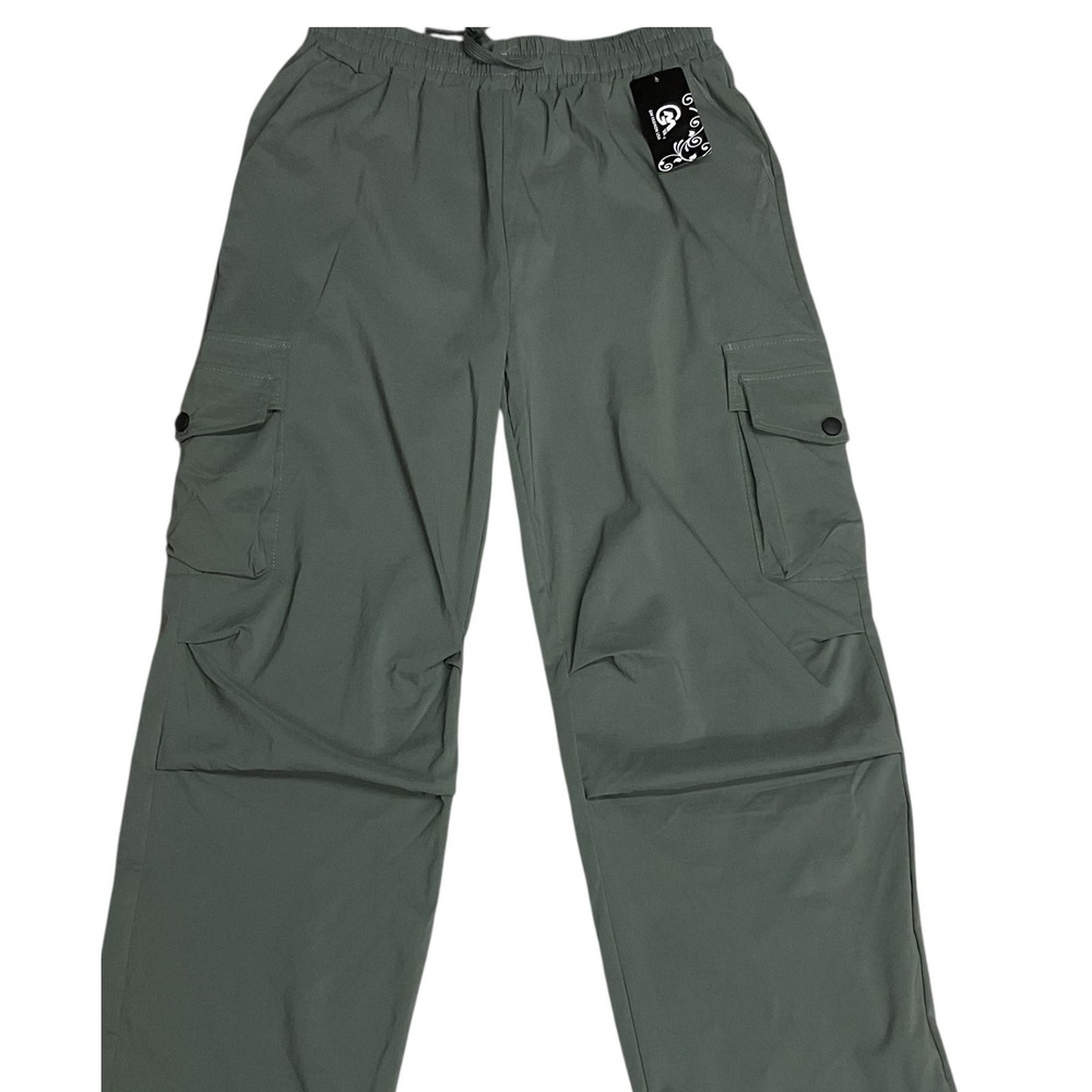 GM Fashion Women's High Rise Casual Utility Jogger Cargo Pants Size Medium NWT